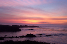Sunset at Agate Cove