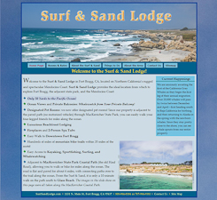 Surf and Sand Lodge in Fort Bragg, CA (SurfSandLodge.com)