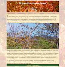 Vermont Forest Stewards: applies conservation to real estate for a large wooded property in Vermont. (VermontForestStewards.com)