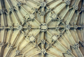 Detail from an Oxford Ceiling, England